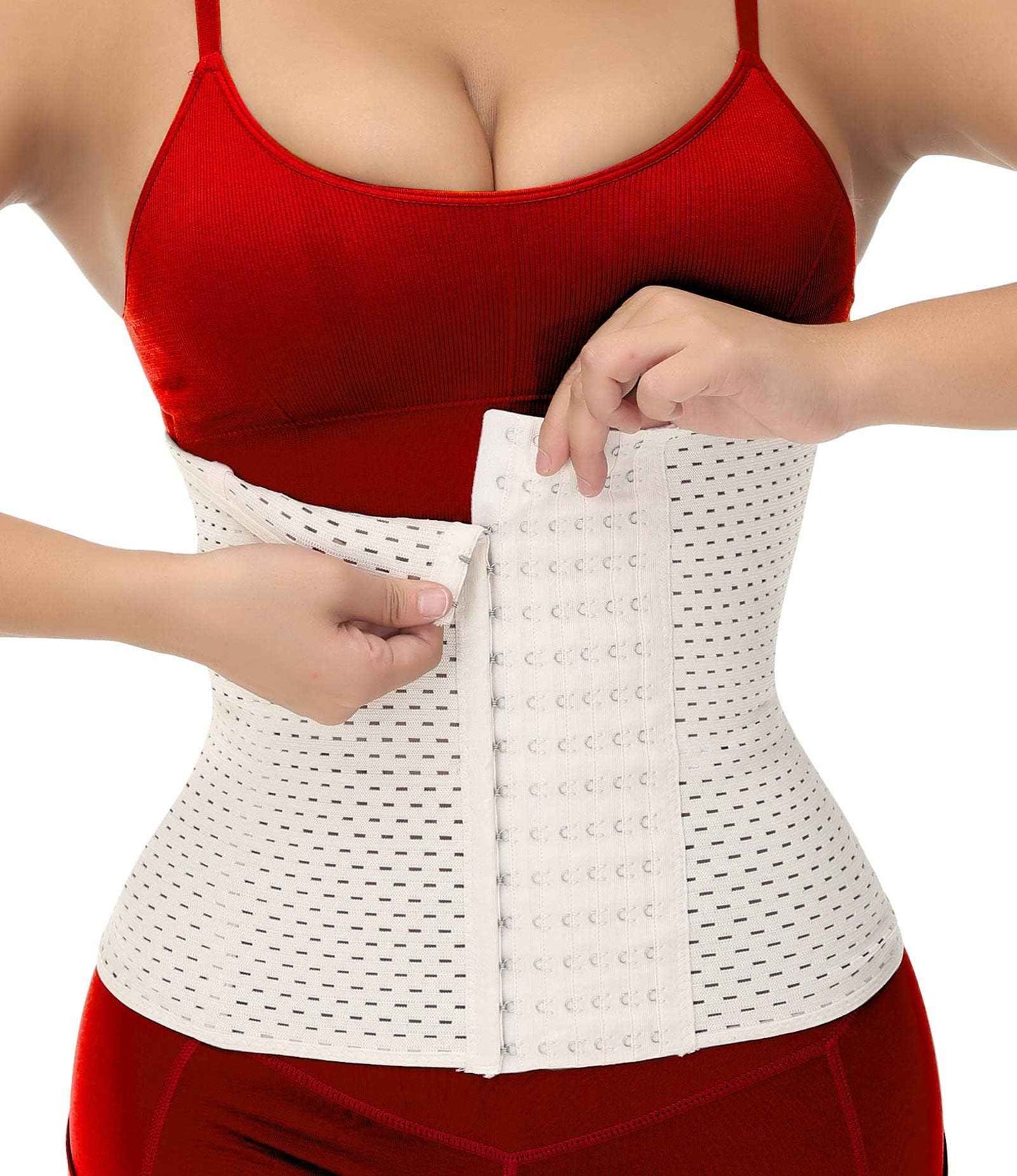 Waist Trainer for Women Lower Belly Fat Hourglass Body Shaper Waist Cincher Shapewear with Steel Bones Extender