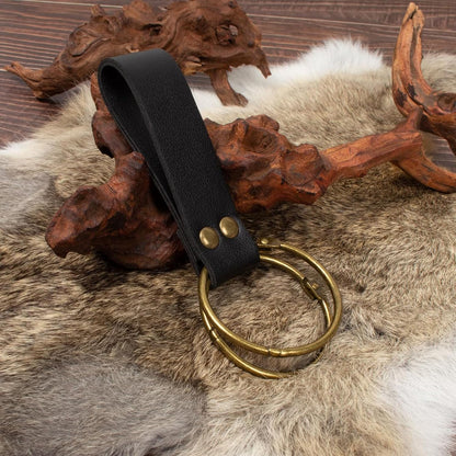 Belt Pouch Waist Bag Fanny Pack Steampunk Phone Holder Medieval Bag Leather Belt Renaissance Cosplay Costume Accessories (Tri-Black)