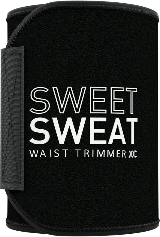 Sports Research® Sweet Sweat Waist Trimmer - Premium Sweat Enhancing Fitness Belt for Women & Men - 5 Adjustable Sizes