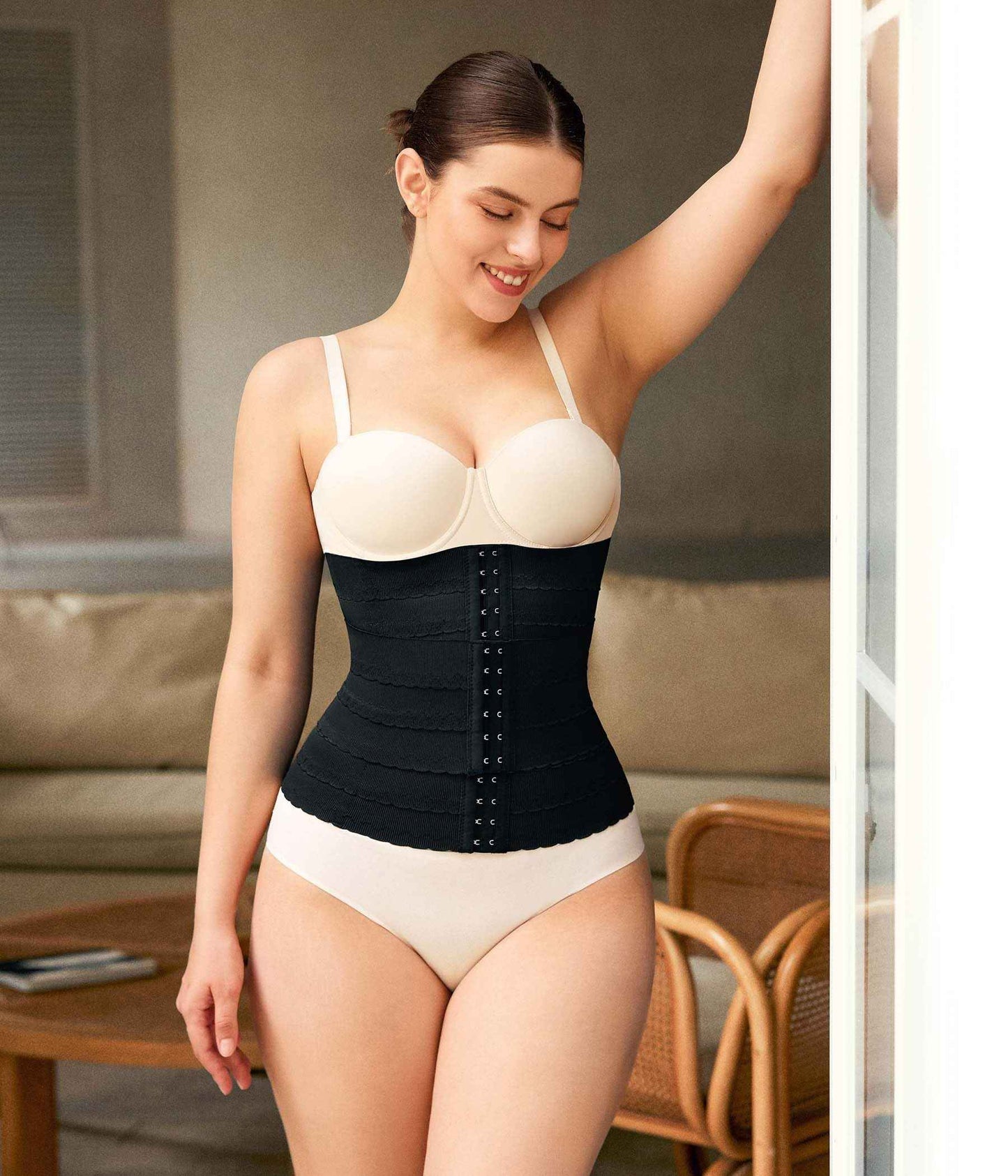 LODAY Waist Trainer for Women Corset Shapewear Tummy Control Faja Body Shaper Waist Cincher