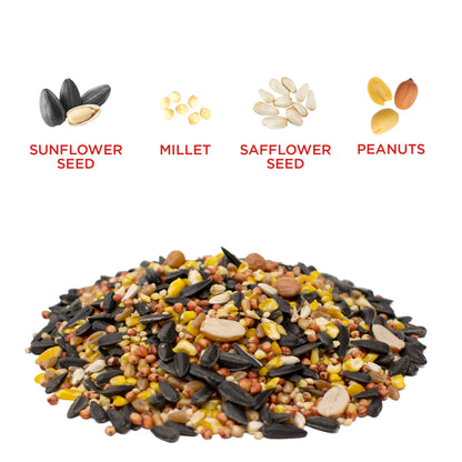 Sunflower Spicy Blend Wild Bird Food, Dry, 1 Count per Pack, 5 Lb. Bag Pet's Supplies |