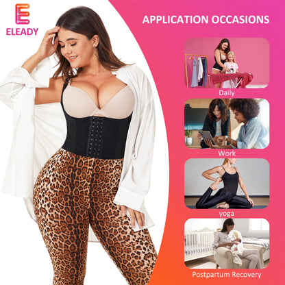 Eleady Womens Waist Trainer Corset Vest Weight Loss Breathable Tank Tops Tummy Control Shapewear Slimming Body Shaper