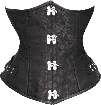 bslingerie® Gothic Steampunk Heavy Duty Waist Cincher Underbust Corset