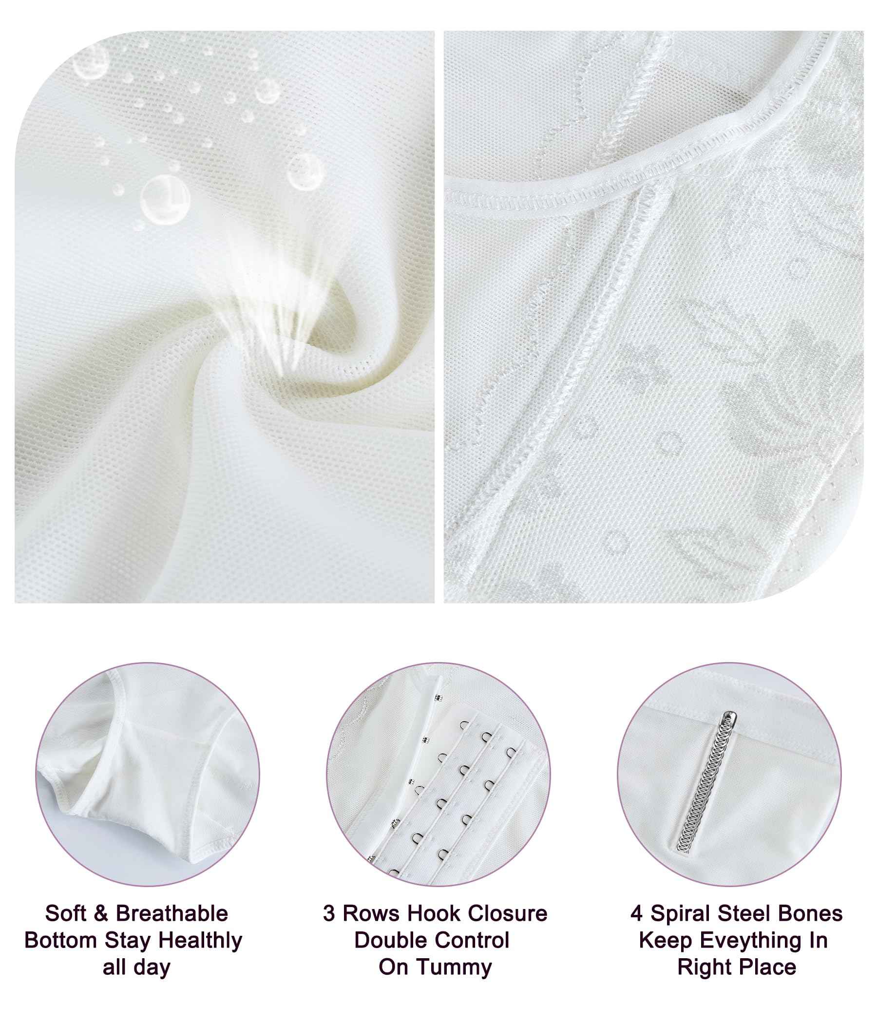 YERKOAD Tummy Control Panties for Women Shapewear Butt Lifter Short High Waist Trainer Corset Slimming Body Shaper Underwear