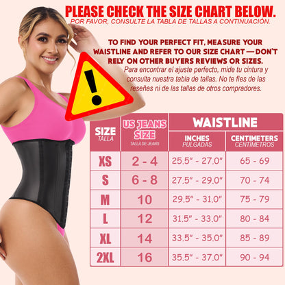 LADYSLIM ALL NEW Waist Trainer Cincher for Women Faja Colombiana Latex Body Shaper Reductora Cinturilla Modeladora Para Mujer