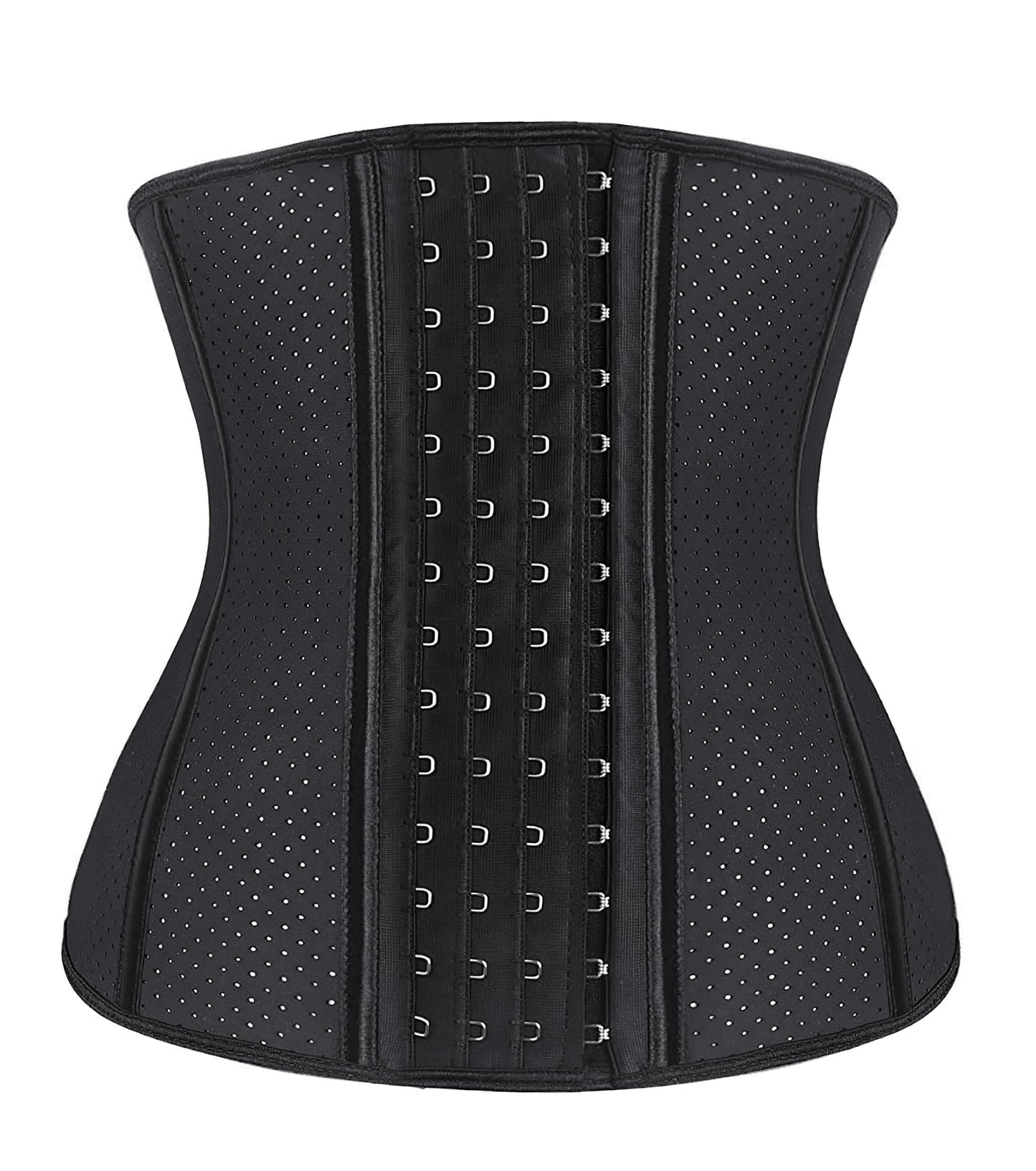 YIANNA Waist Trainer for Women Latex Underbust Waist Corsets Cincher Hourglass Body Shaper 4 Hooks