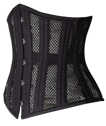 SHAPERX Women's Waist Training Corsets Underbust Heavy Duty 26 Steel Boned Hourglass Silhouette Body Shaper