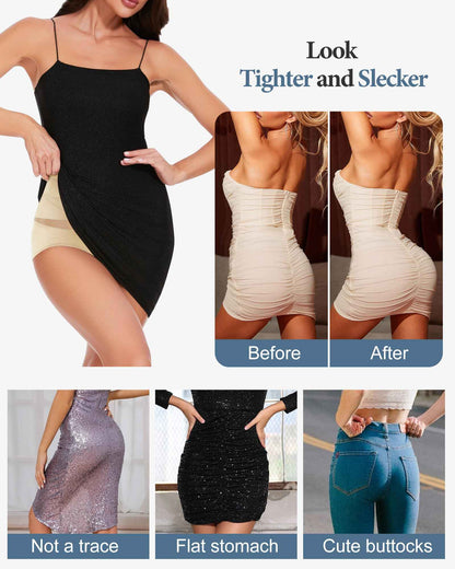 Women's High Waisted Underwear Postpartum Stretch Full Coverage Breathable Briefs 4 Packs Panties
