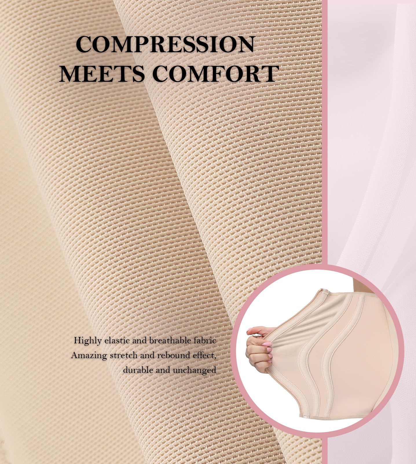 SHAPSHE Waist Trainer for Women, Tummy Control Waist Cincher, Hourglass Sport Workout Faja Body Shaper