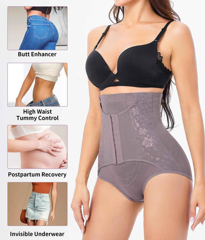 YERKOAD Tummy Control Panties for Women Shapewear Butt Lifter Short High Waist Trainer Corset Slimming Body Shaper Underwear