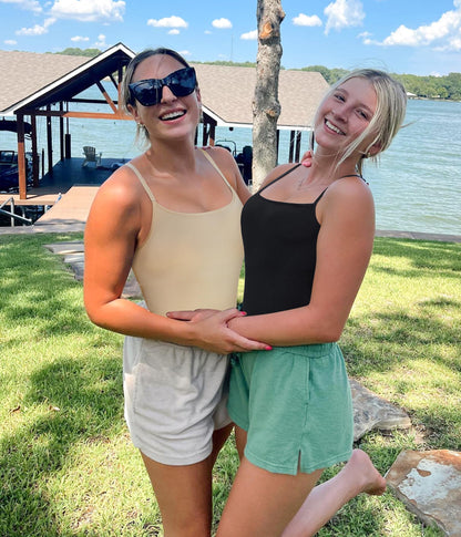 Nebility Shapewear Waist Trainer Bodysuits Women Clothing Tummy Control Seamless Full Body Shaper Square Neck Jumpsuits Top