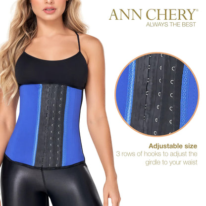 Ann Chery 2021 Latex Waist Trainer for Women |3 Hook Body Shaper|High Compression Colombian Waist Cincher |Daily & Sports Use