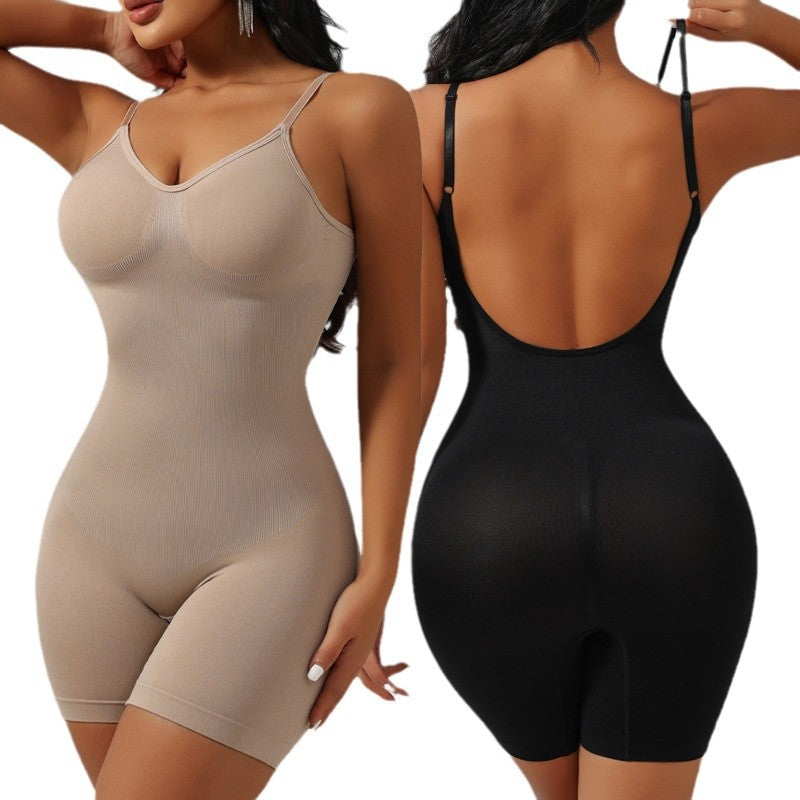 Body shaping jumpsuit for women strapless corset and corset
