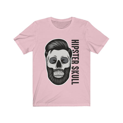 Hipster Skull Popculture Graphic T-Shirt