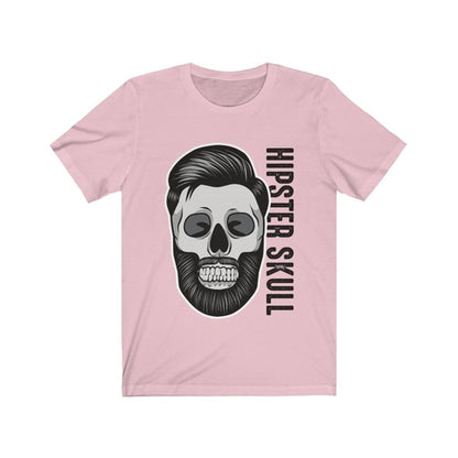 Hipster Skull Popculture Graphic T-Shirt