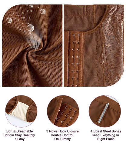 YERKOAD Tummy Control Panties for Women Shapewear Butt Lifter Short High Waist Trainer Corset Slimming Body Shaper Underwear