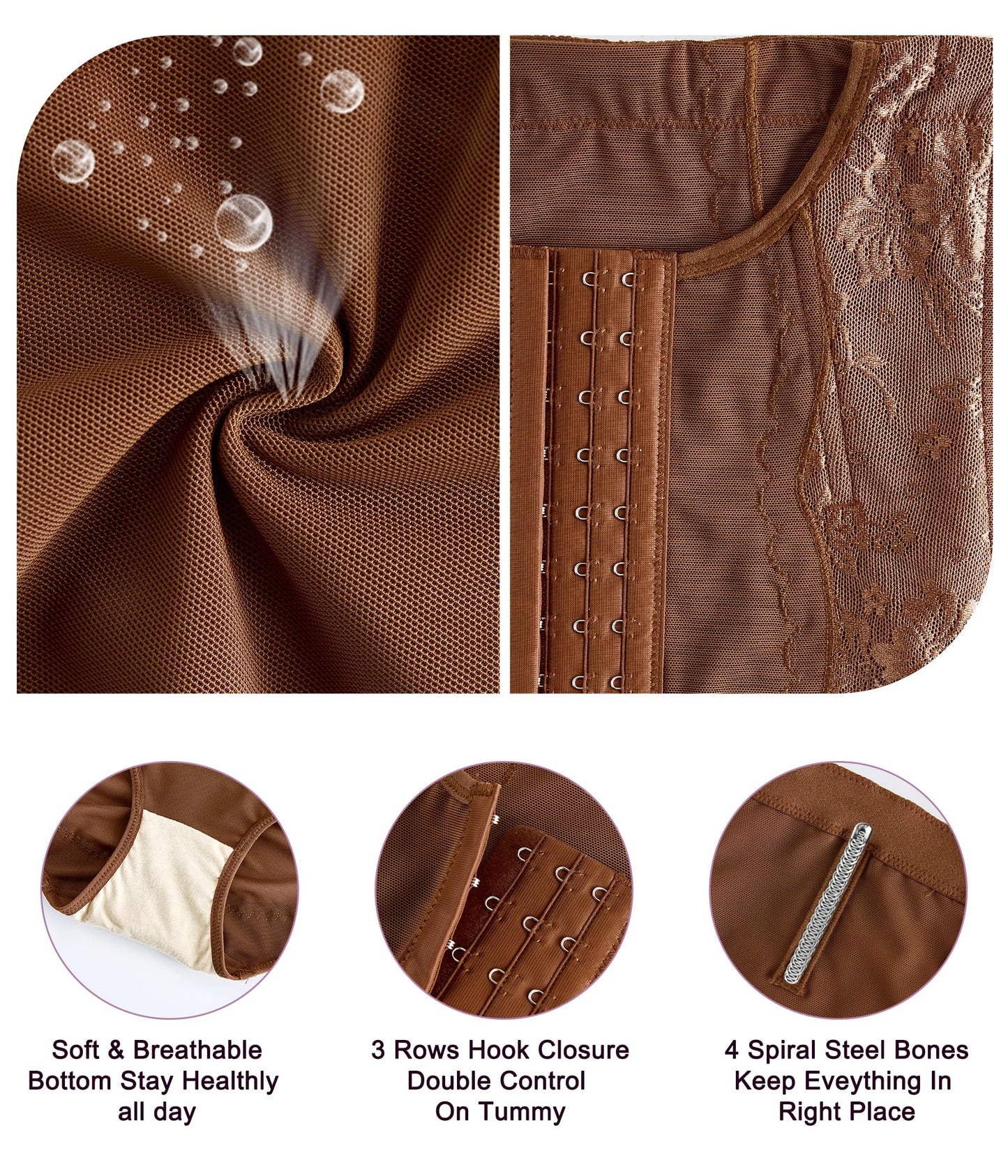 YERKOAD Tummy Control Panties for Women Shapewear Butt Lifter Short High Waist Trainer Corset Slimming Body Shaper Underwear