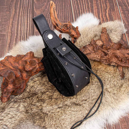 SUMGOGO 5PCS Renaissance Costume Corset Belt Pouch Potion Bottle Vila Sword Frog Hook Medieval Festival Halloween Accessory