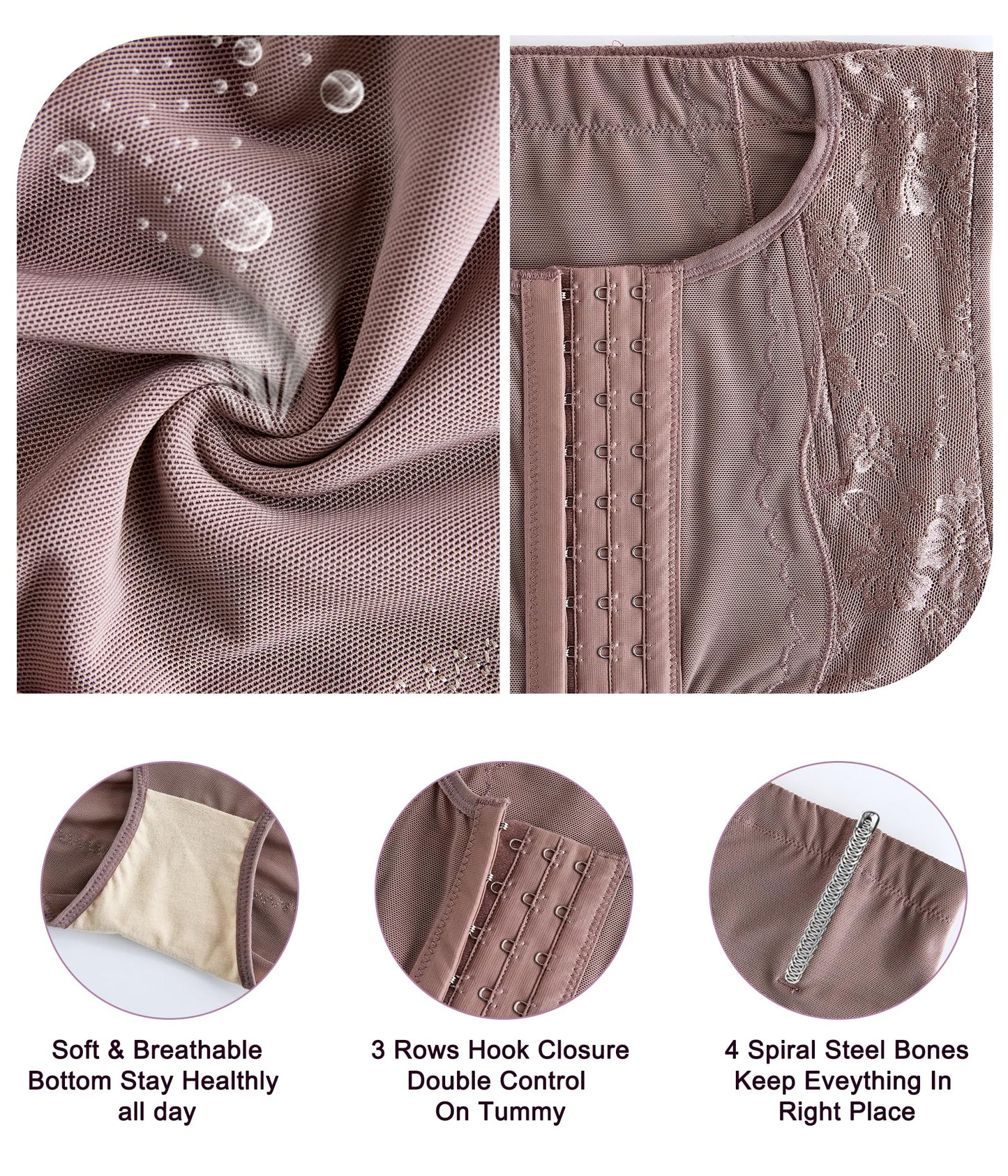 YERKOAD Tummy Control Panties for Women Shapewear Butt Lifter Short High Waist Trainer Corset Slimming Body Shaper Underwear