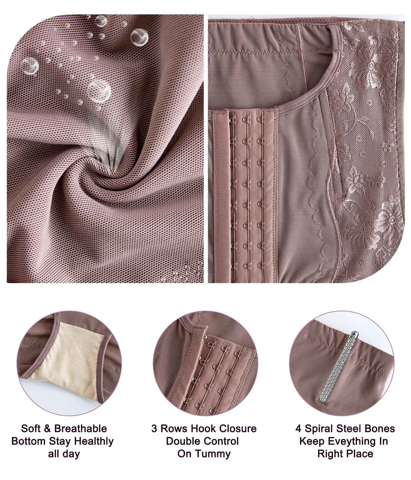 YERKOAD Tummy Control Panties for Women Shapewear Butt Lifter Short High Waist Trainer Corset Slimming Body Shaper Underwear