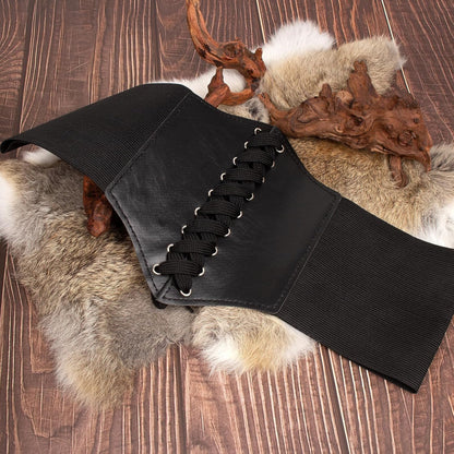 SUMGOGO 5PCS Corset Renaissance Belt Medieval Renaissance Belt Pouch Cork Potion Bottle Festival Halloween Costume Accessory
