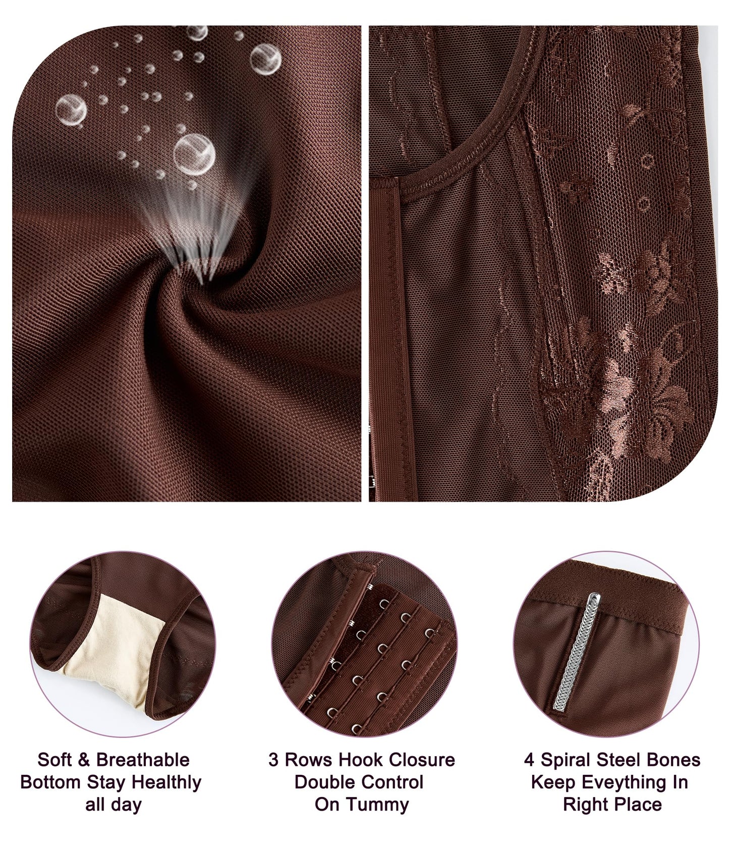 YERKOAD Tummy Control Panties for Women Shapewear Butt Lifter Short High Waist Trainer Corset Slimming Body Shaper Underwear