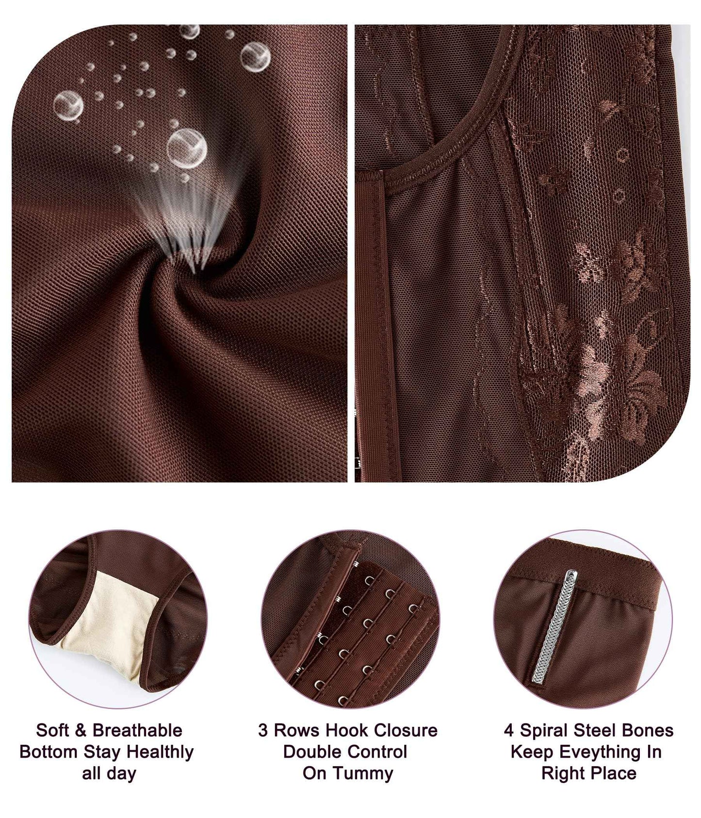 YERKOAD Tummy Control Panties for Women Shapewear Butt Lifter Short High Waist Trainer Corset Slimming Body Shaper Underwear