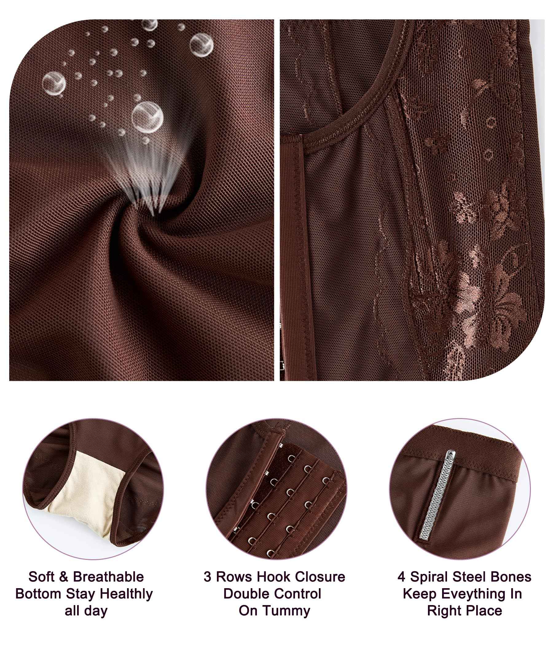 YERKOAD Tummy Control Panties for Women Shapewear Butt Lifter Short High Waist Trainer Corset Slimming Body Shaper Underwear