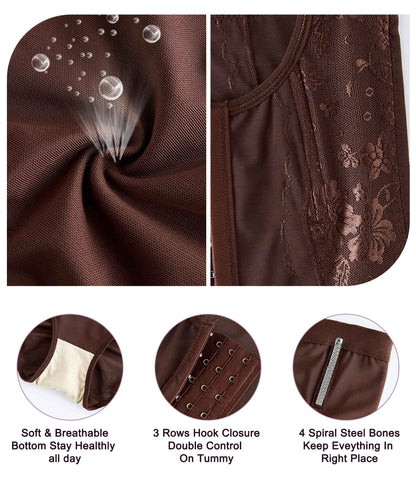 YERKOAD Tummy Control Panties for Women Shapewear Butt Lifter Short High Waist Trainer Corset Slimming Body Shaper Underwear