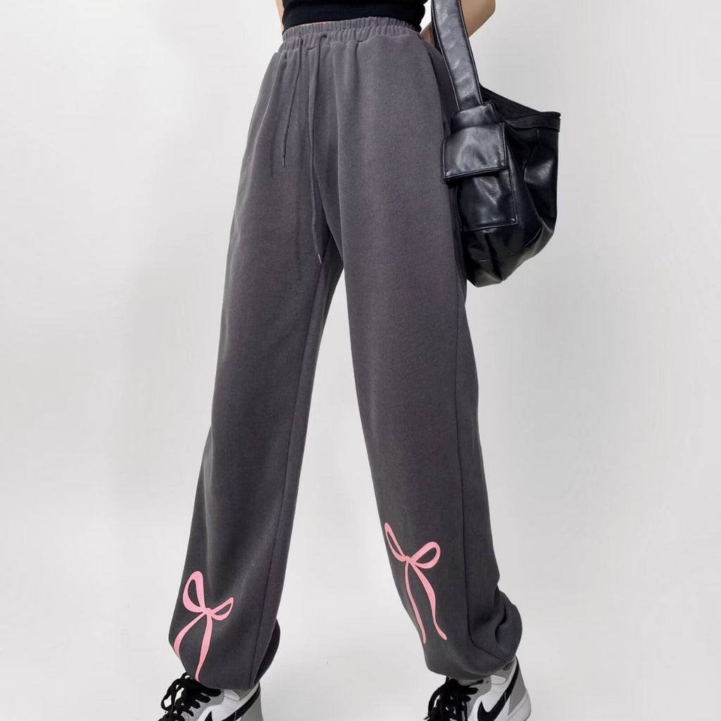 Bow Print Sport Leggings