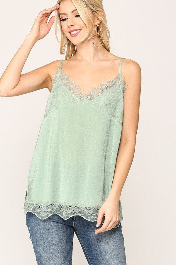 Sale - Sleek Satin Cami Top – On Sale Now