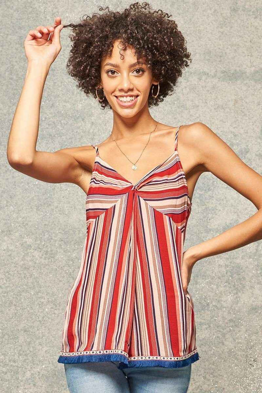 Sale - A Multi Stripes Camisole Top – On Sale Now