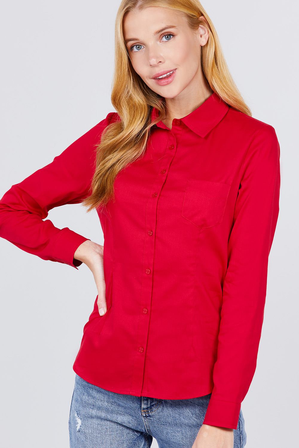 Button Down Woven Shirts-Product Type | Naughty Smile Fashion