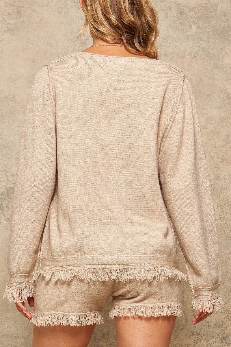 A Solid Knit Sweater-Product Type | Naughty Smile Fashion