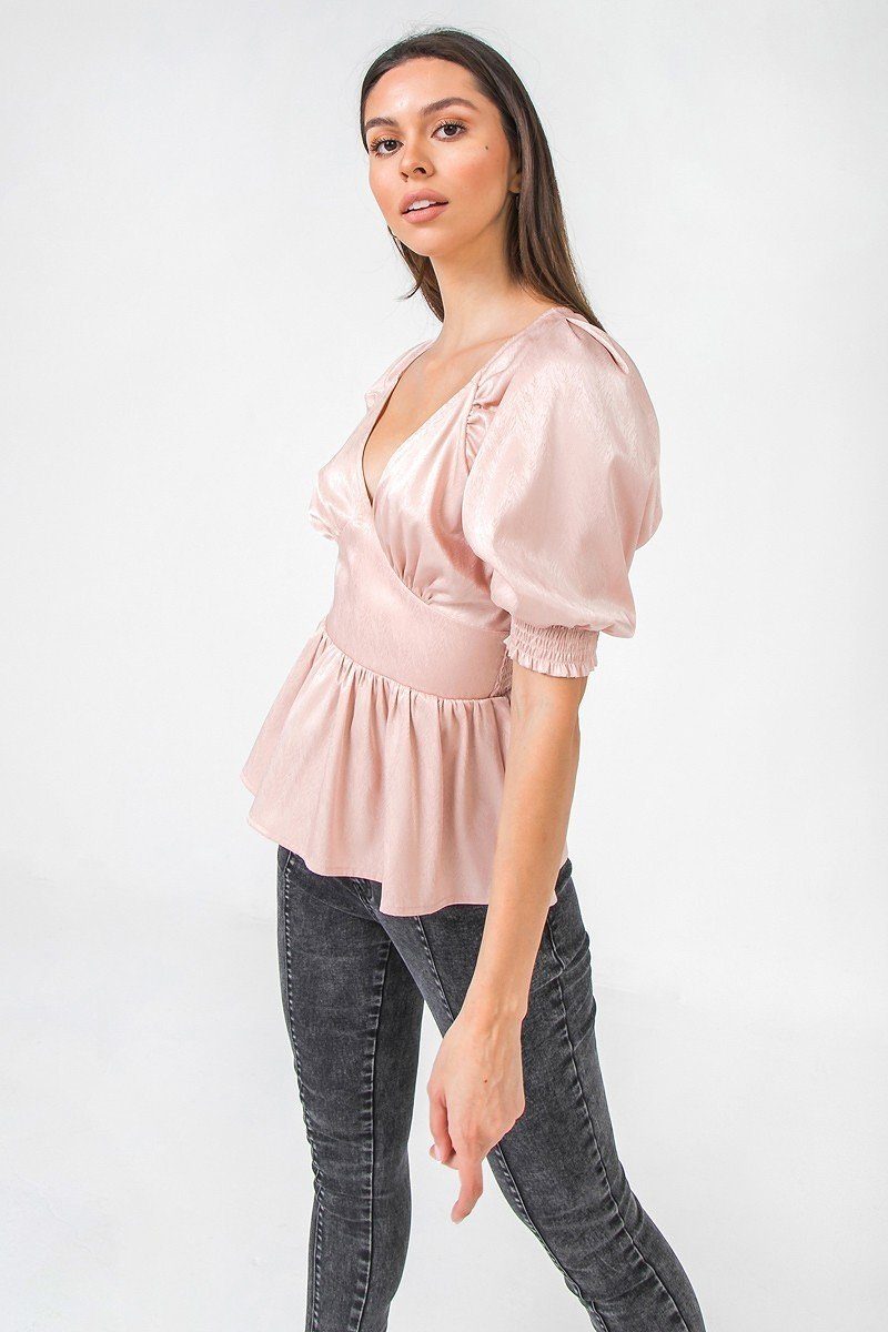 A Solid Sateen Top-Product Type | Naughty Smile Fashion