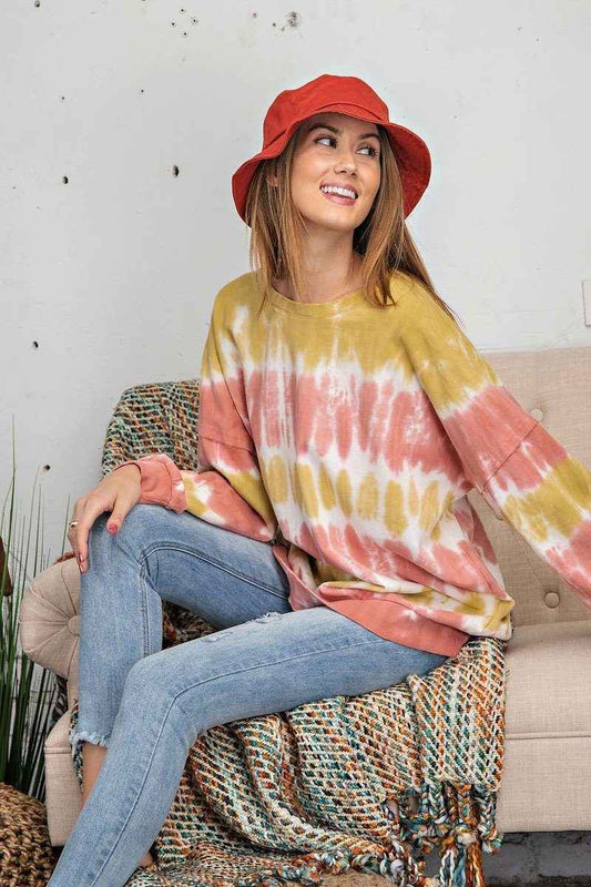 Sale - Ombre Dye Terry Knit Banded Bottom Pullover – On Sale Now