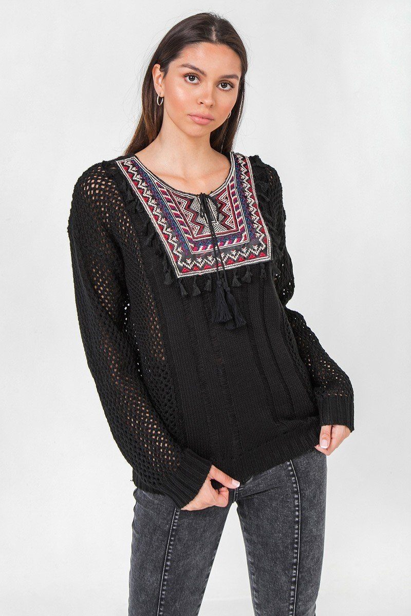 Waffle Knit Sweater-Product Type | Naughty Smile Fashion