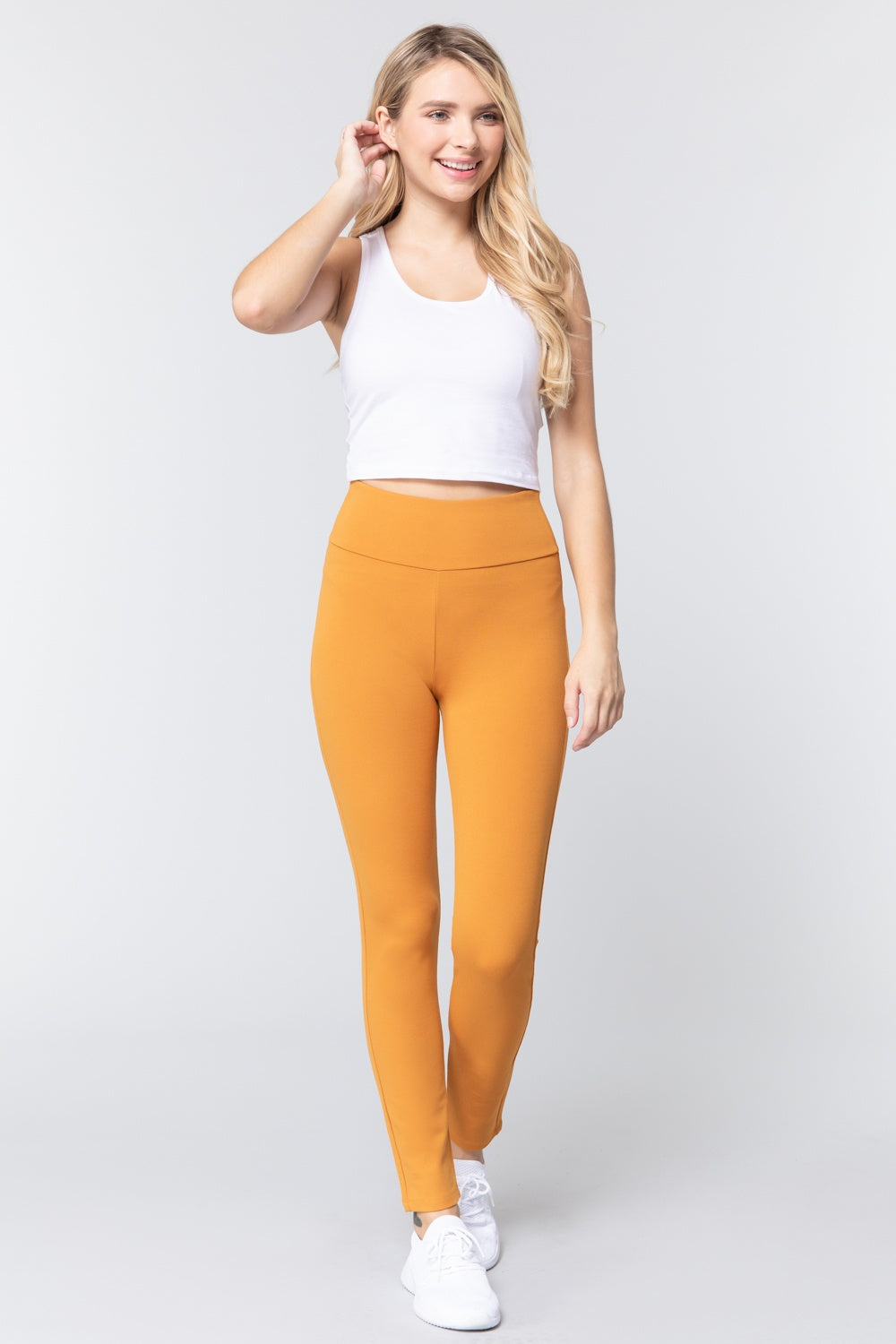 Waist Band Long Ponte Pants-Product Type | Naughty Smile Fashion