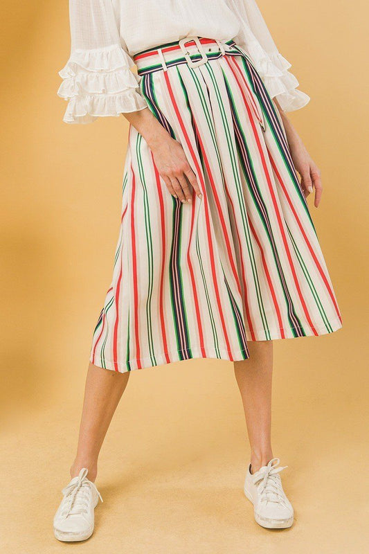 Sale - A Woven Midi Skirt – On Sale Now
