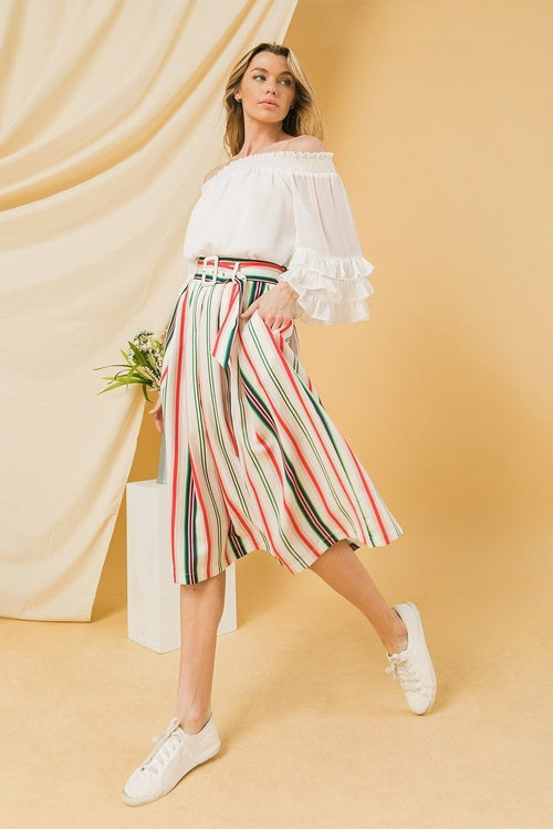 A Woven Midi Skirt-Product Type | Naughty Smile Fashion