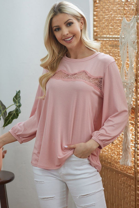 Sale - Laced See Through Longsleeve Top – On Sale Now
