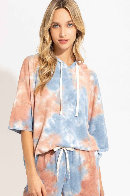 Sale - Knit Tie Dye Hoodie – On Sale Now