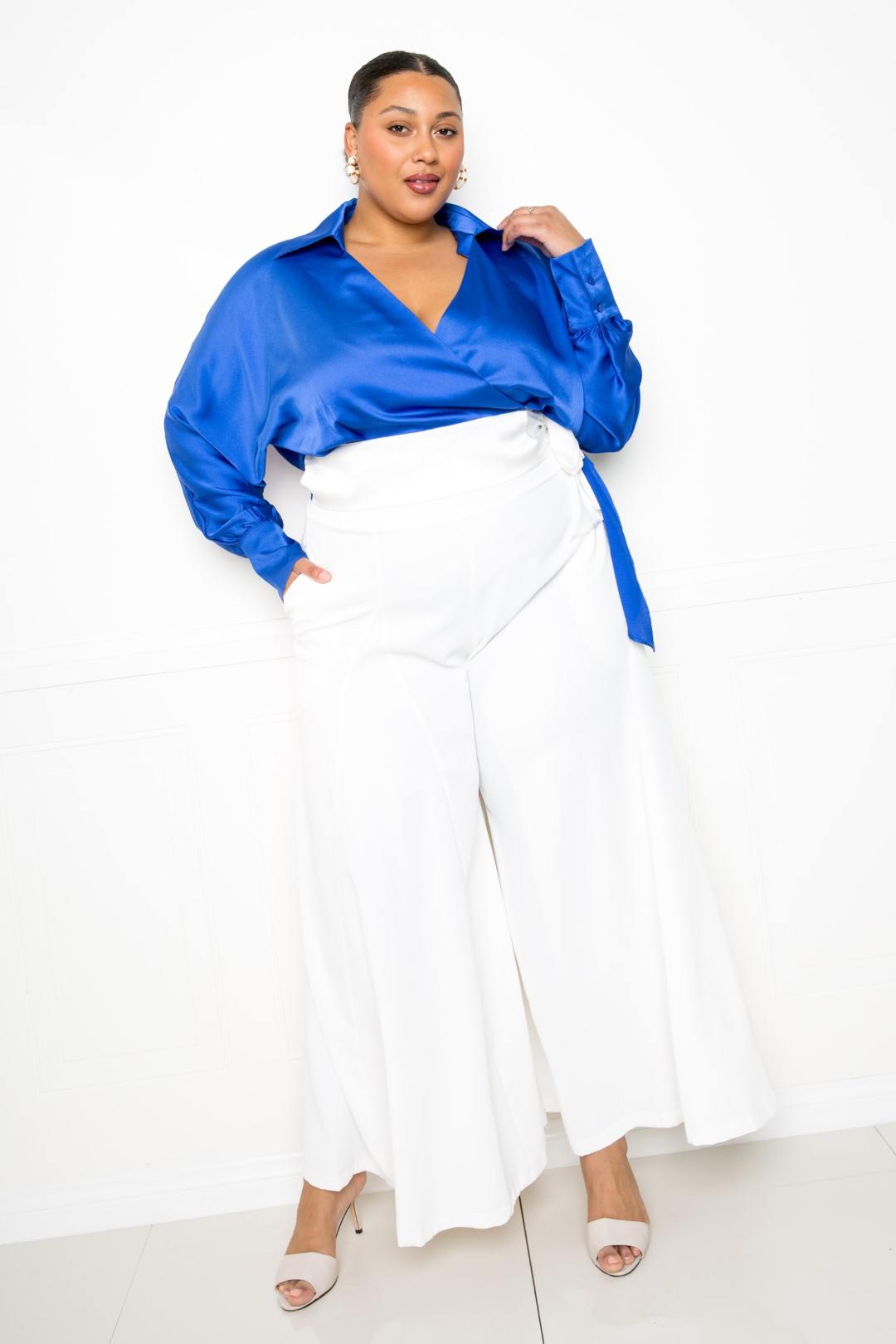 Plus Size Palazzo Pants – Stylish & Comfortable – men’s fashion, stylish and versatile