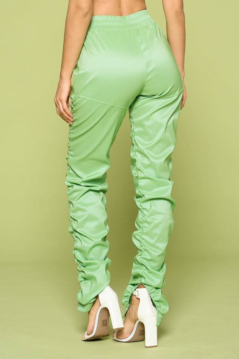 Leather Pu Ruched Pants-Product Type | Naughty Smile Fashion
