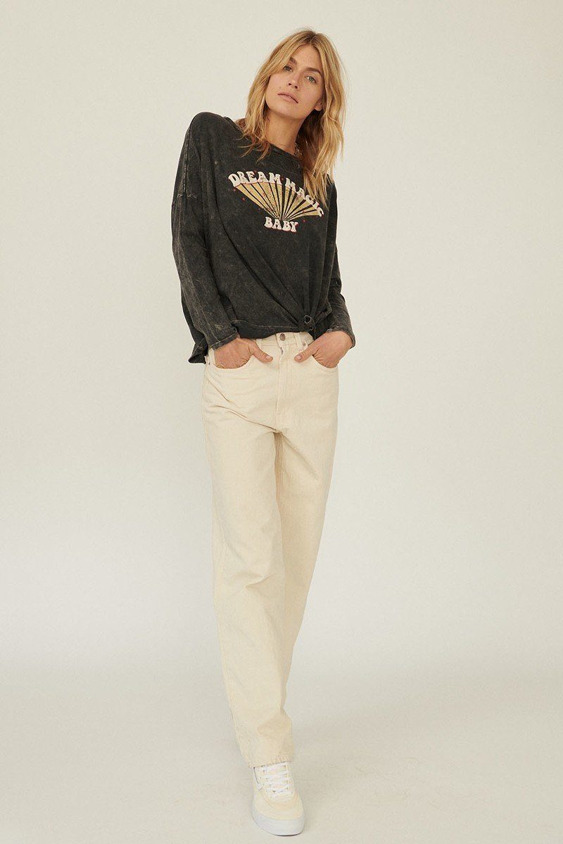 A Mineral Washed Knit Top-Product Type | Naughty Smile Fashion