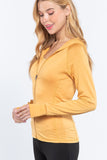 Chaqueta deportiva con capucha y cuello alto Long SLV