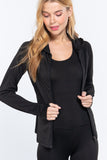 Chaqueta deportiva con capucha y cuello alto Long SLV