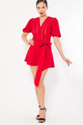 Crochet Detailed Fashion Romper-Product Type | Naughty Smile Fashion