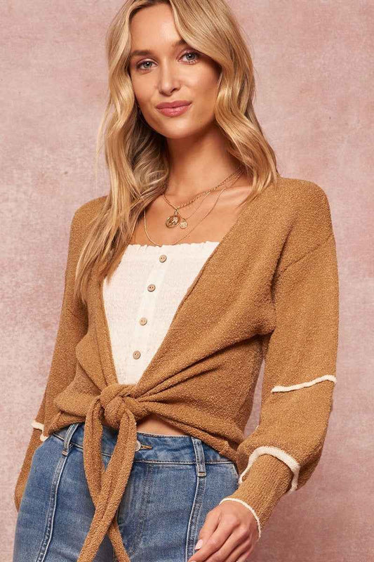 Sale - A Textured Knit Cardigan Sweater – On Sale Now