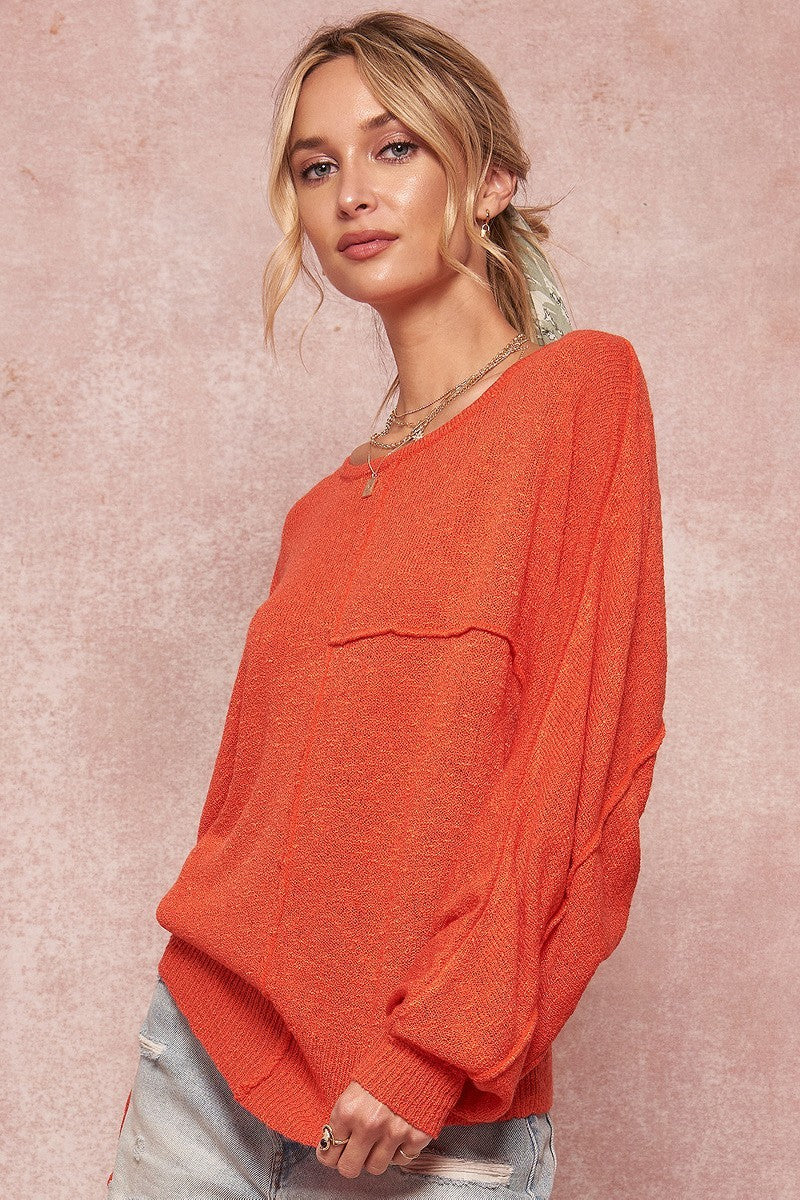 A Solid Knit Sweater-Product Type | Naughty Smile Fashion